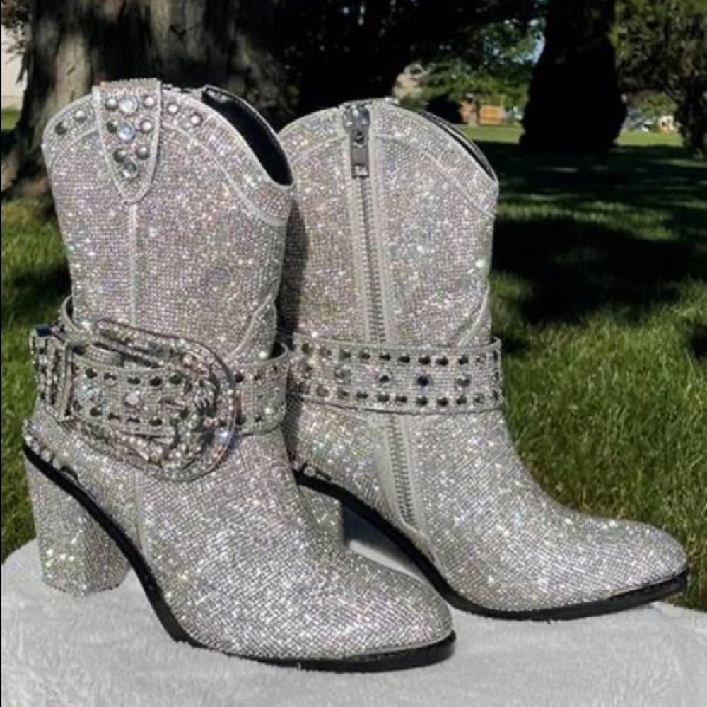 Sherif Shine Diamond Cowgirl Boots! BRAND NEW!